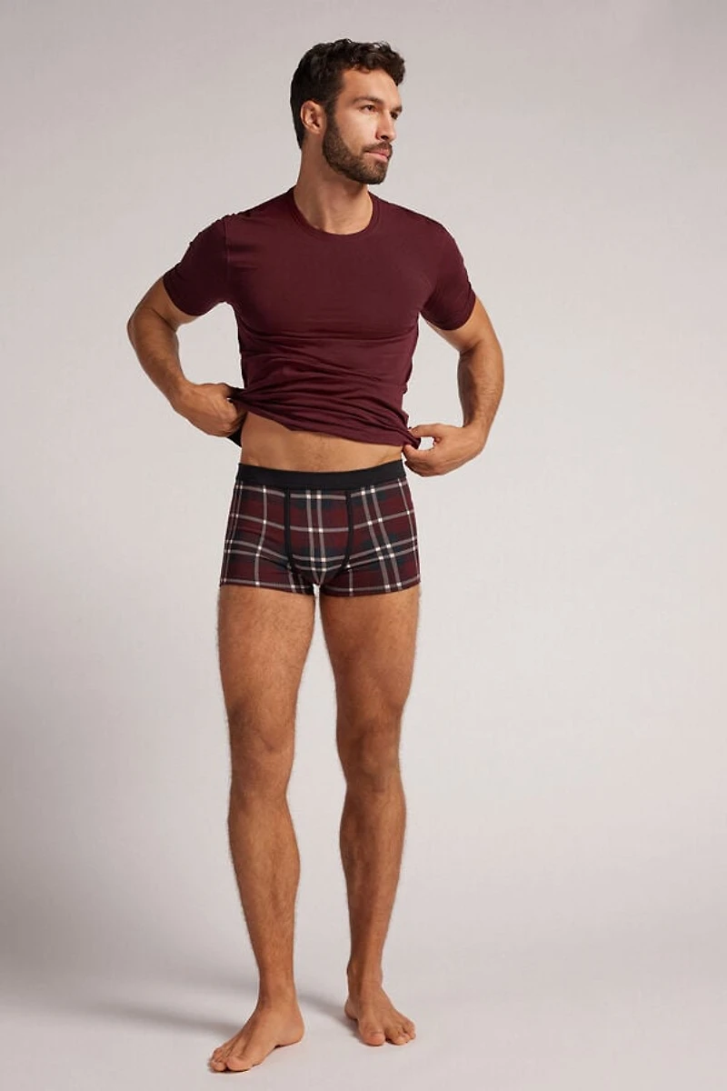 Tartan Print Superior Cotton Boxers