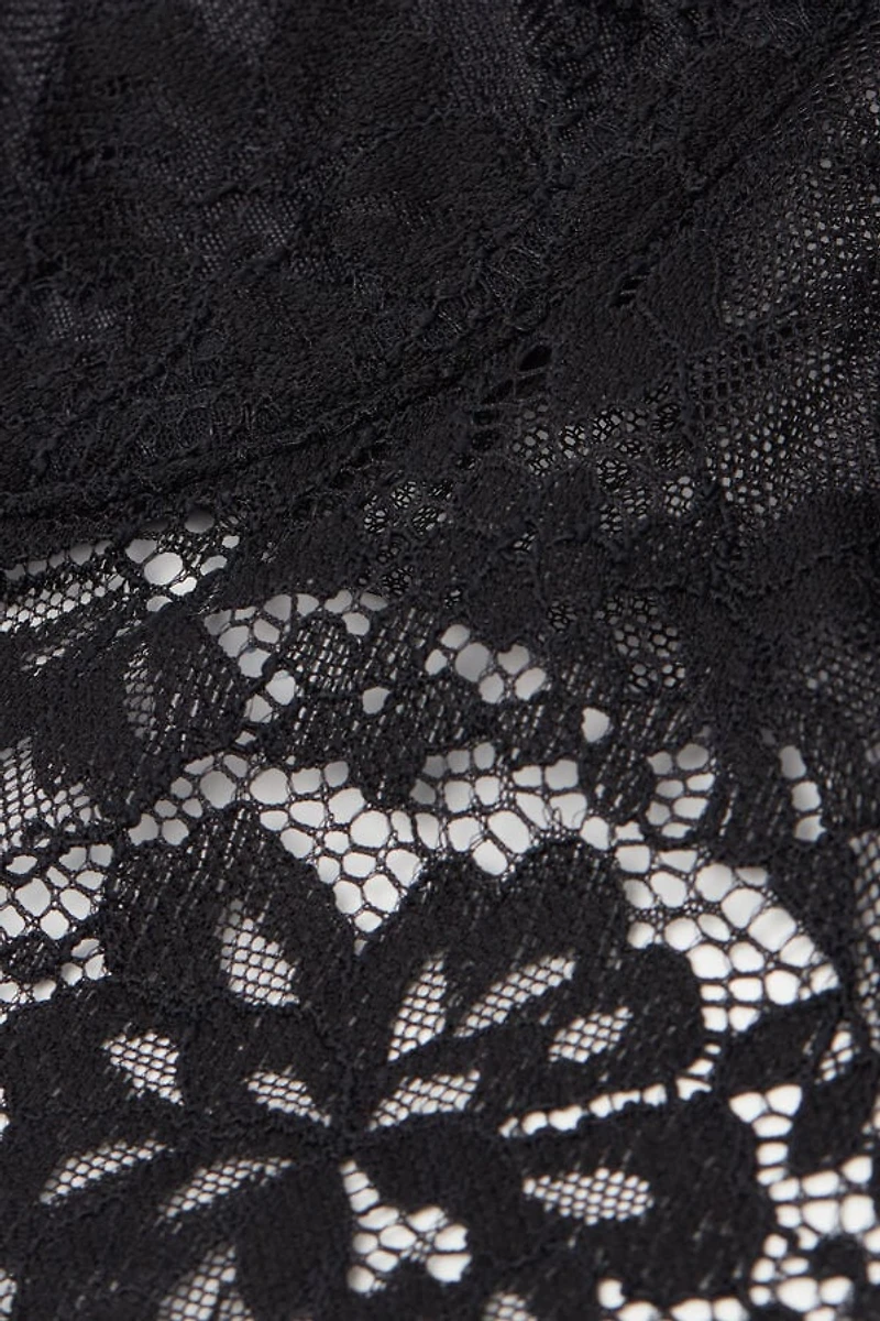 Sheer Glamour Balconette Bustier