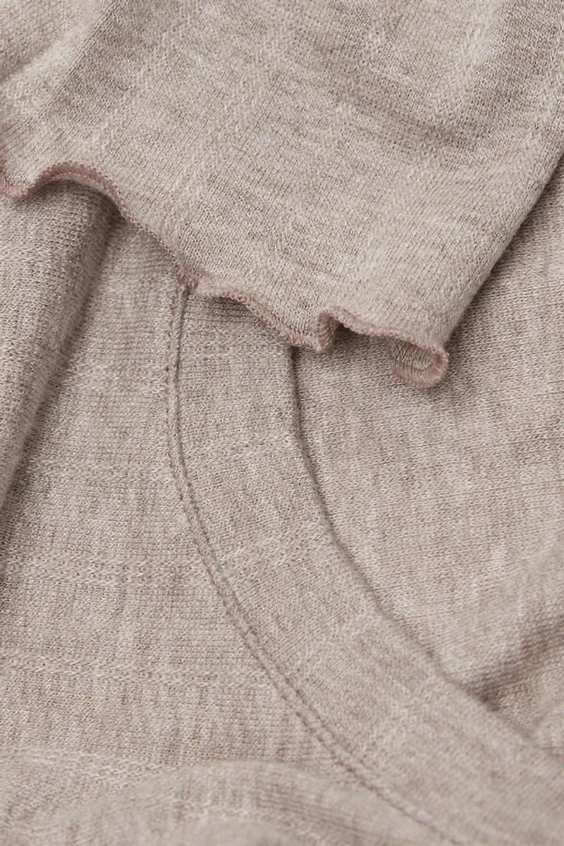 Luxyury Softness Long Sleeve Modal Top with Cashmere