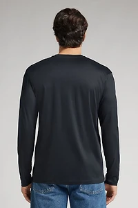 Long-Sleeved Top Premium Mercerized Cotton
