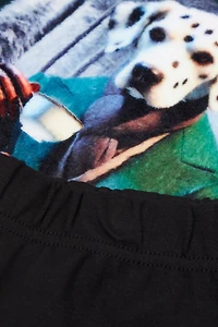 Dalmatian Print Full Length Cotton Pajamas