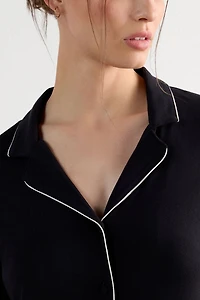 Short Sleeve Button Up Shirt Modal