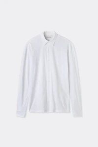 Slub Cotton Long Sleeve Shirt