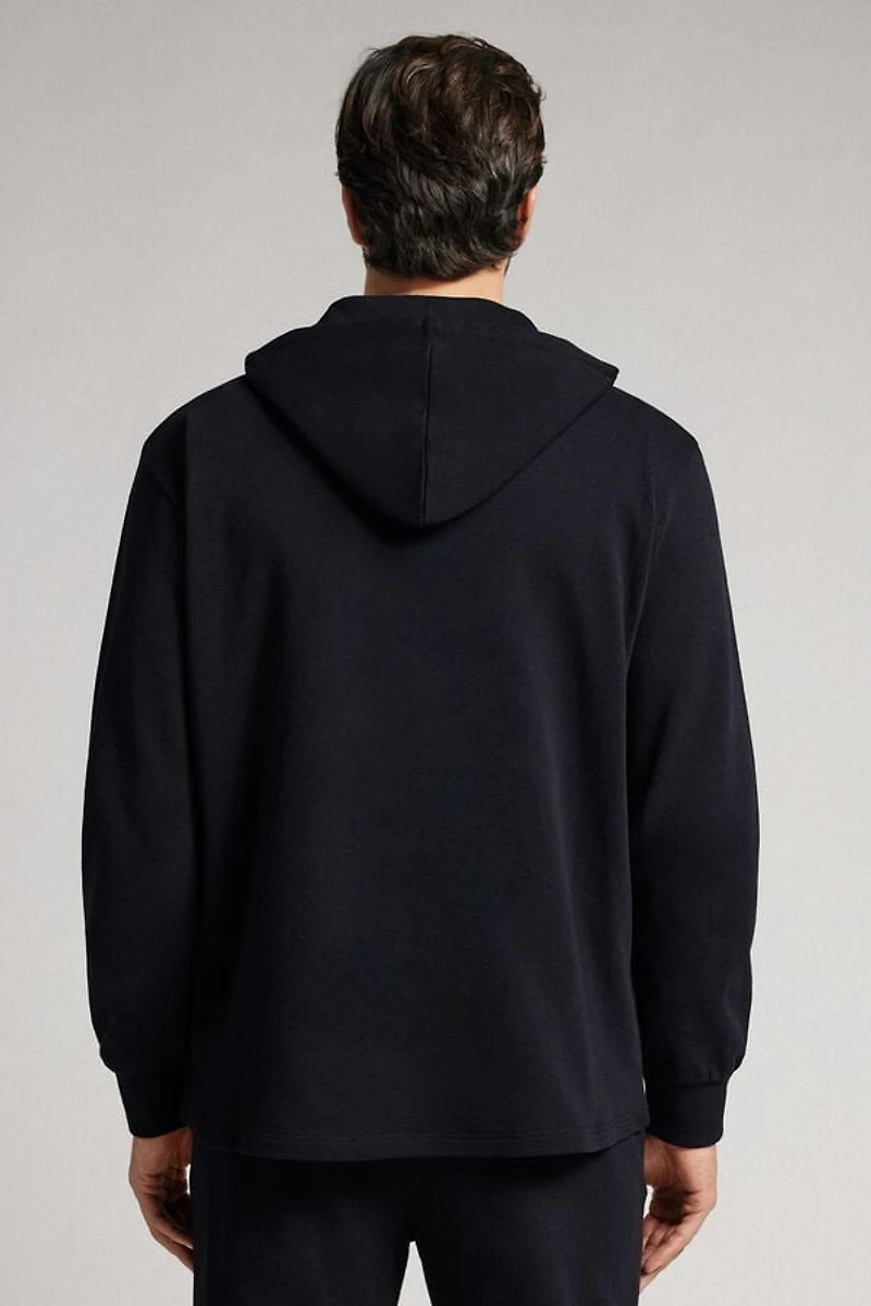 Zip Cotton Sweatshirt