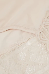 High Waist Panties Ultralight Microfiber with Lace