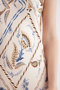 Italian Riviera Long Silk Nightgown