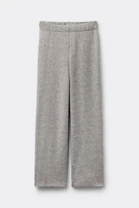 Soft Tricot Full Length Palazzo Pants