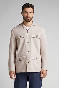 Linen and Cotton Field Jacket