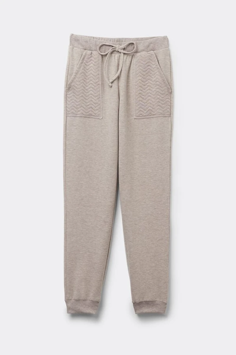 Soft Chevron Cuffed Pants