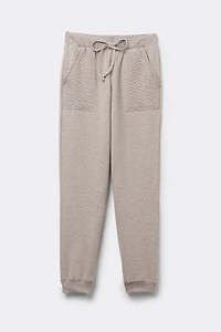 Soft Chevron Cuffed Pants