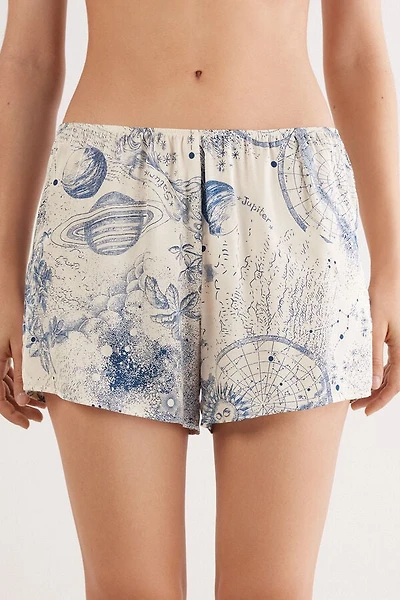 Luxury Dreams Viscose Satin Shorts