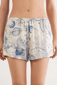 Luxury Dreams Viscose Satin Shorts