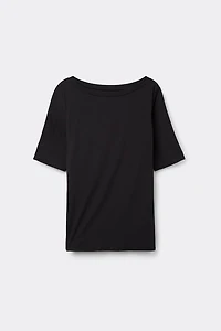 Fresh Bamboo Bateau Neck Top