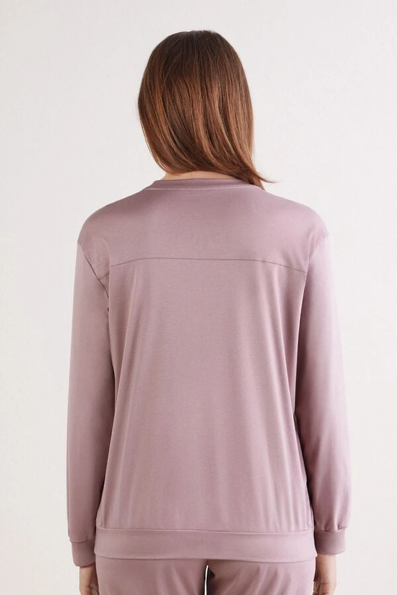 Elevated Cotton Long Sleeve Top