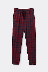 Check Print Cotton Cloth Pants