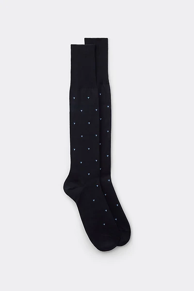 Lisle Cotton Knee Socks