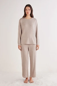 Midnight Spell Full Length Modal Pajamas with Wool