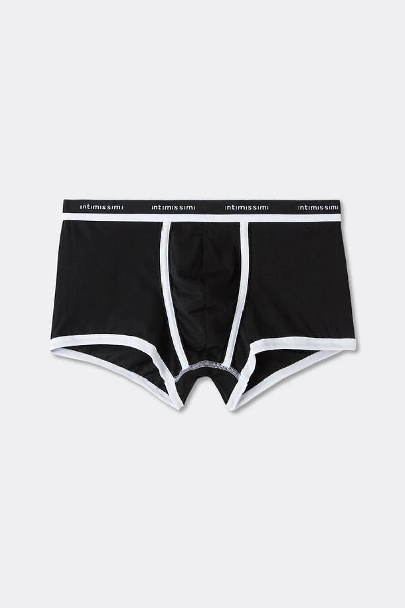Natural Fresh Cotton Boxers with Logo