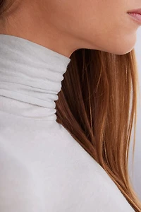 Modal Cashmere Ultralight High-Neck Top