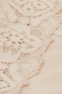 Lace and Microfiber Carioca Brazilian