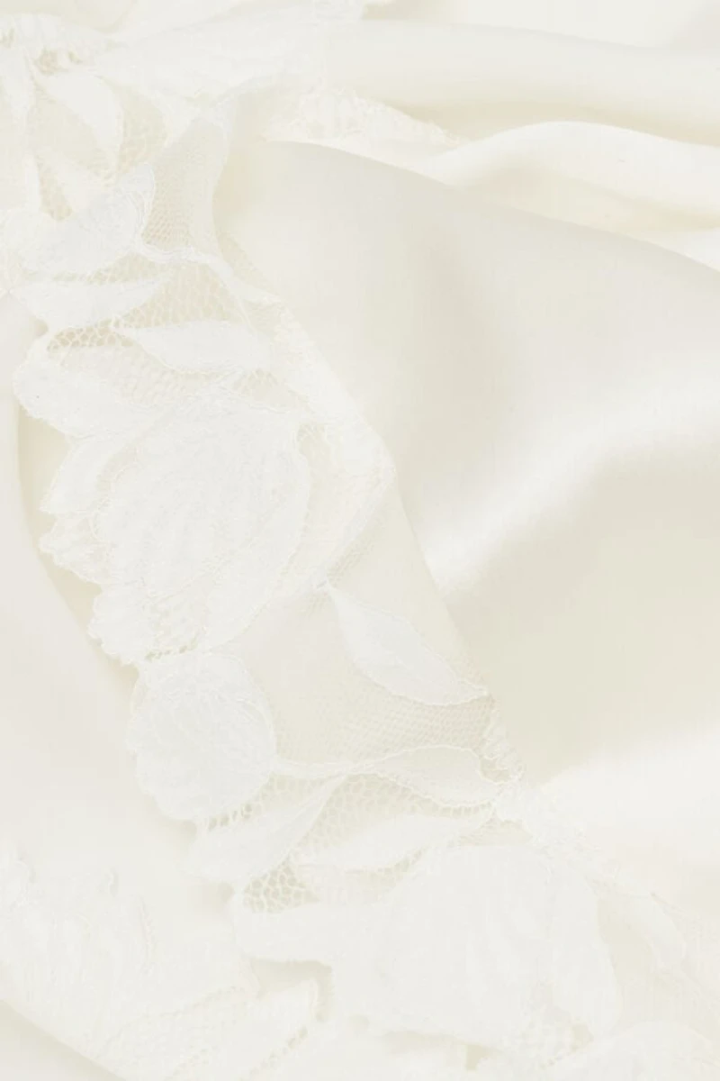 All About Flowers Long Silk Robe