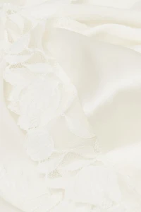 All About Flowers Long Silk Robe