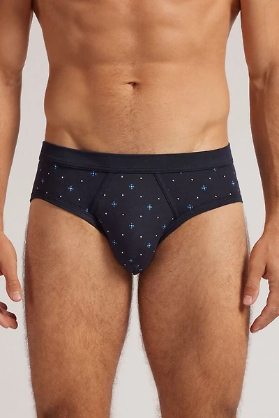 Micro Floral Print Superior Cotton Briefs
