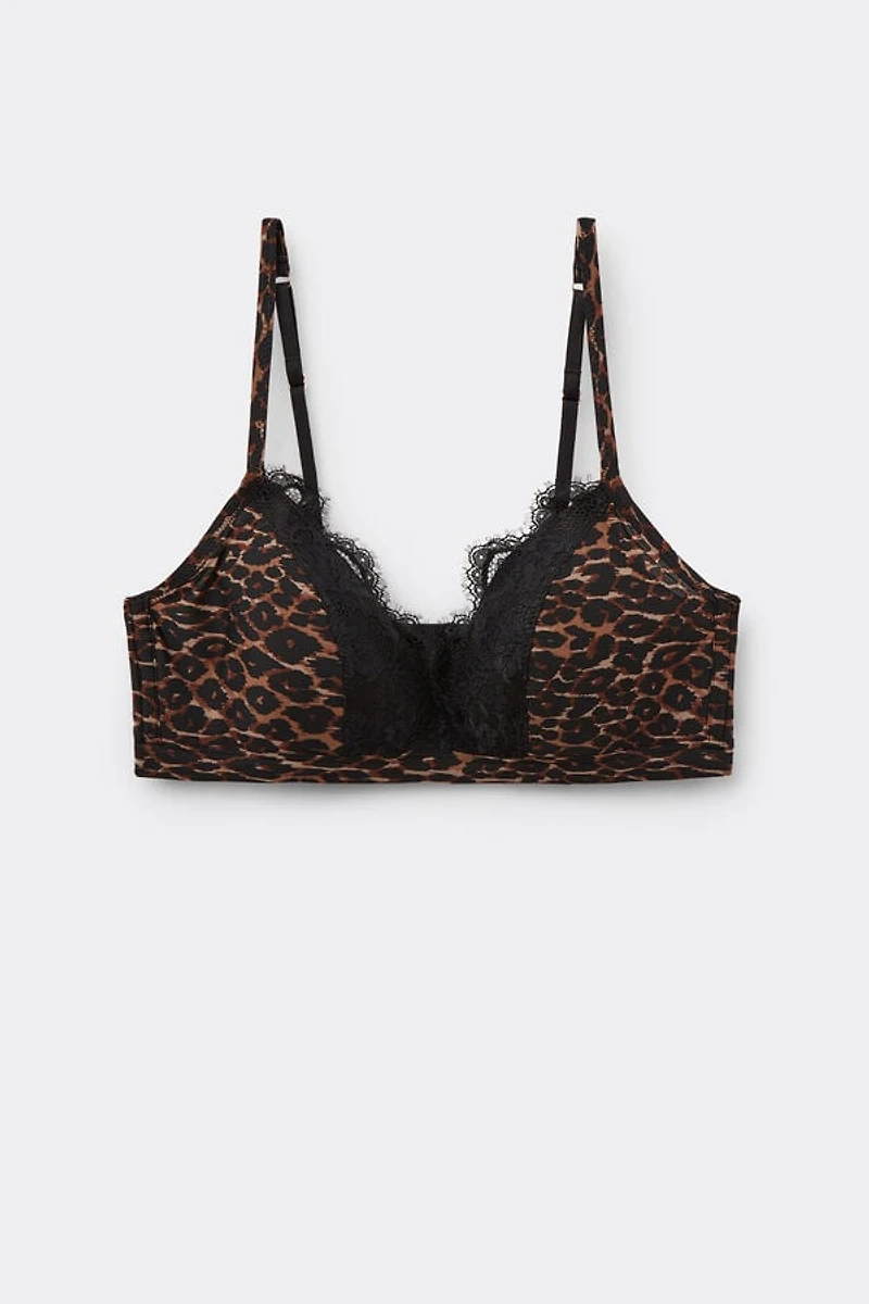 Sensual Attitude Animal Print Tiziana Triangle Bra
