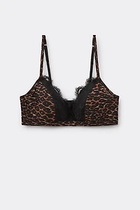 Sensual Attitude Animal Print Tiziana Triangle Bra