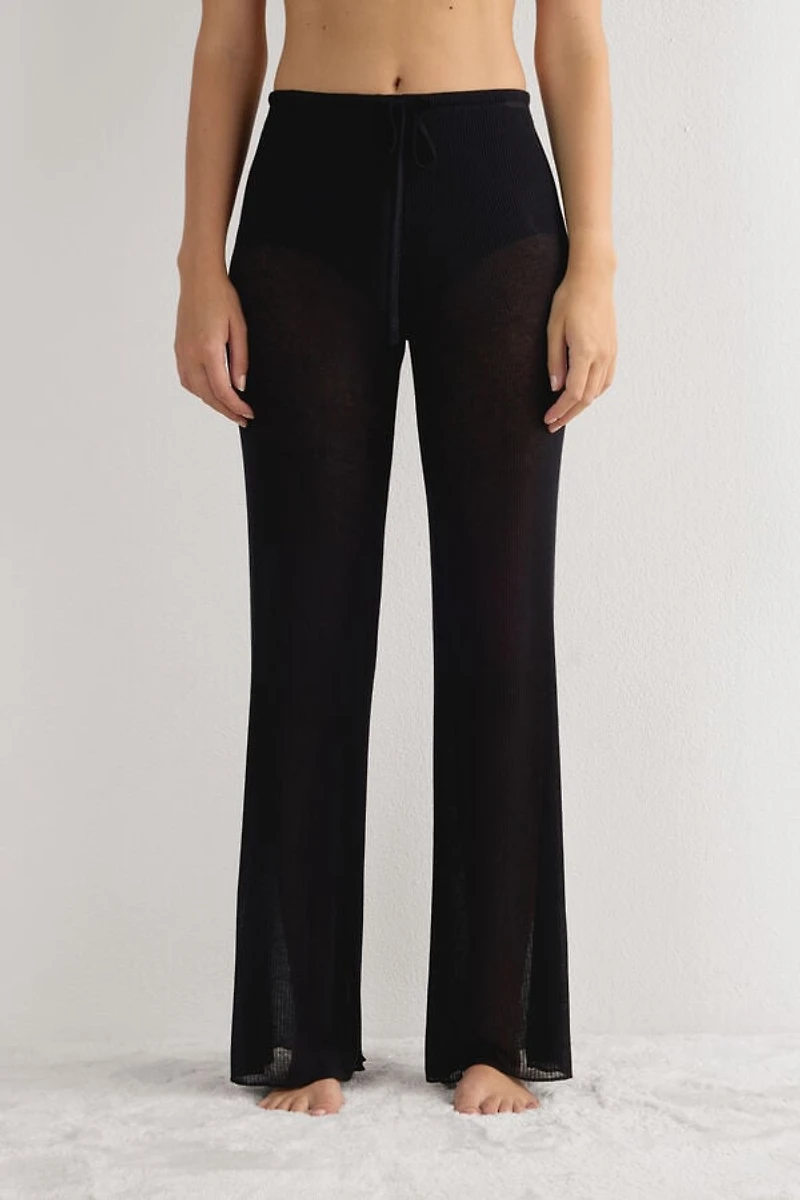 Full Length Palazzo Pants Ultranatural with Cashmere