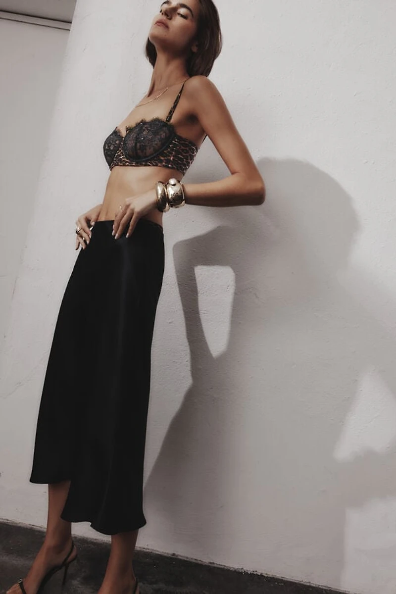 Sensual Attitude Animal Print Bandeau Balconette Bra