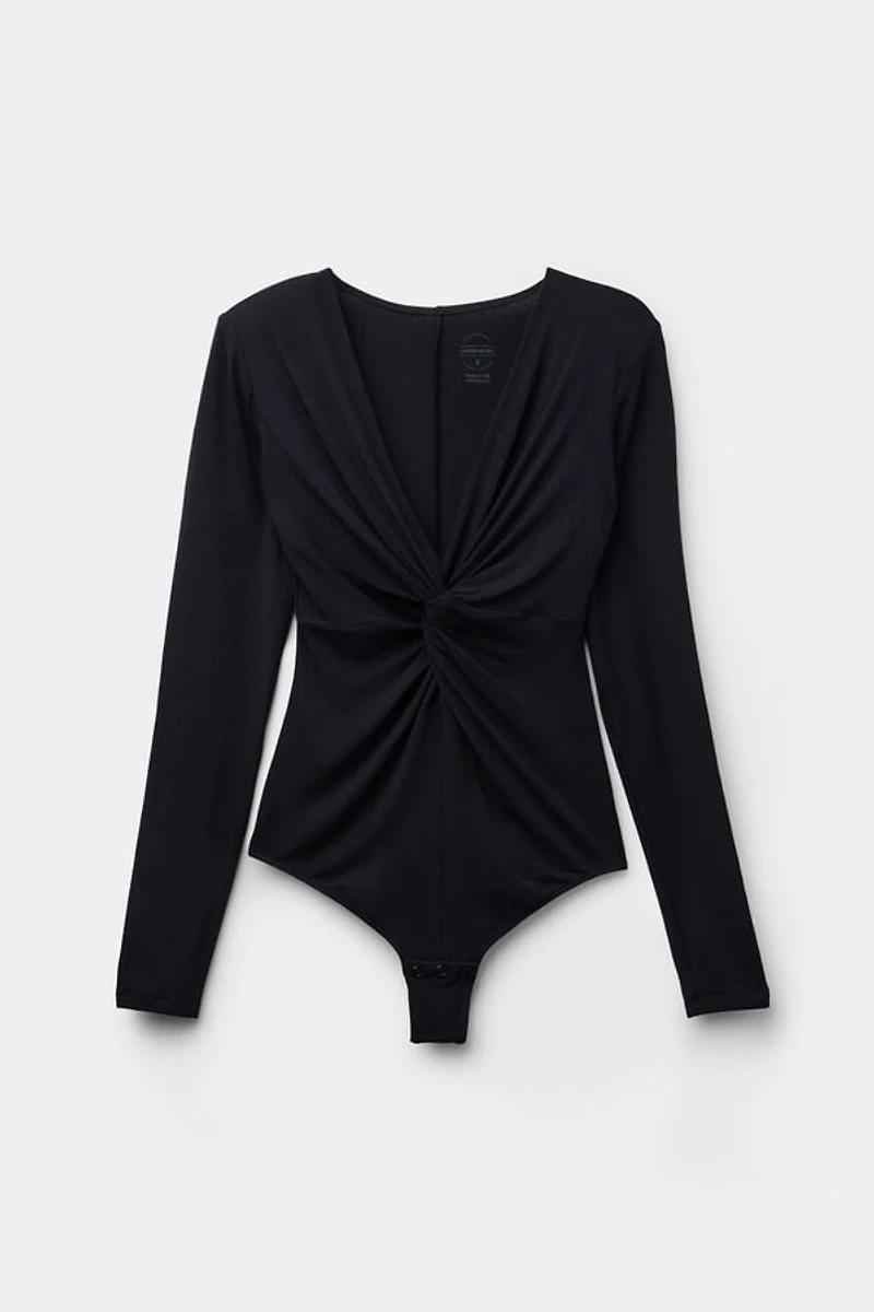 Sensual Attitude Modal Long Sleeve Bodysuit