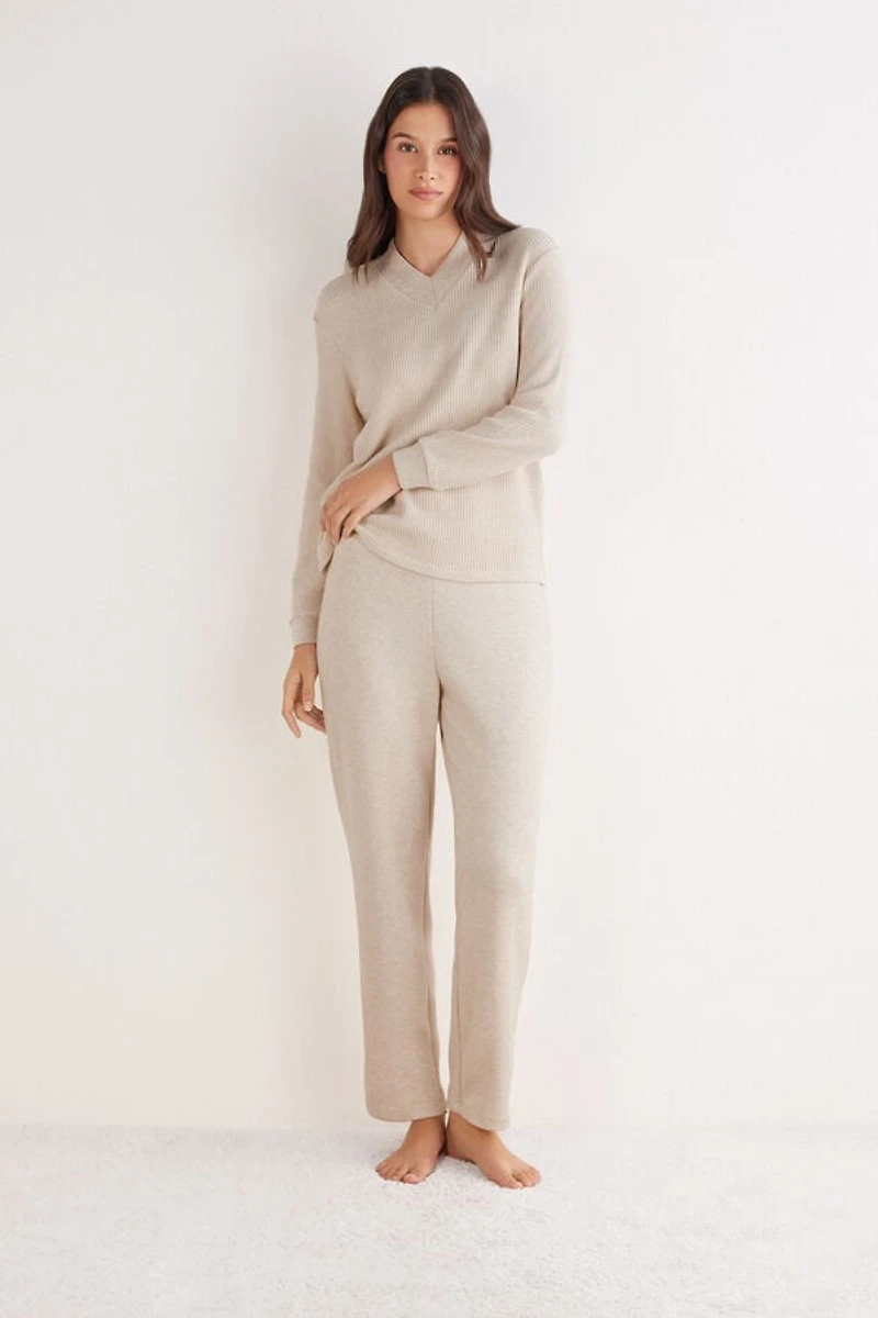 Soft Tricot Full Length Pants