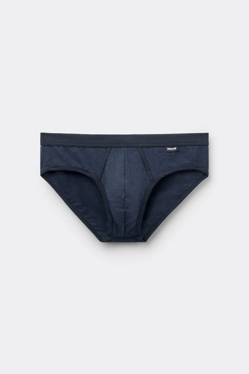 Micro-Stripe Print Superior Cotton Briefs