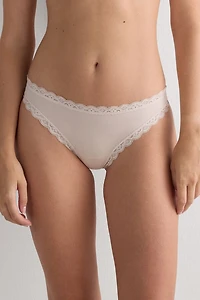 Cotton and Lace Brazilian