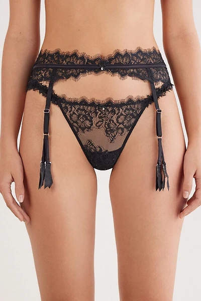 Glimmer of Pleasure Garter Belt