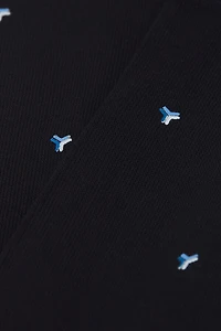 Lisle Cotton Knee Socks