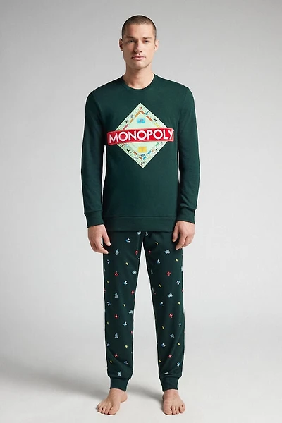 Hasbro Monopoly Full Length Cotton Pajamas