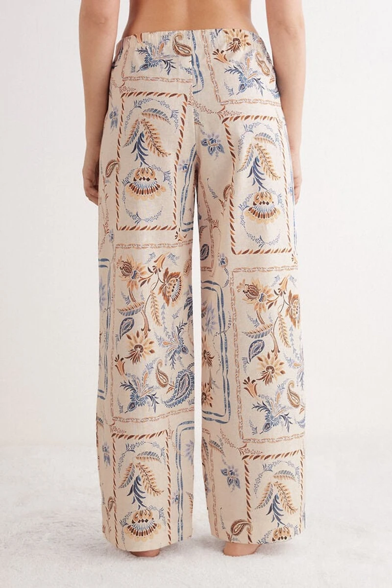 Italian Riviera Linen and Cotton Pants