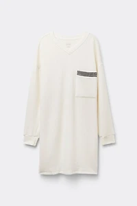 Royal Elegance V-neck Nightshirt