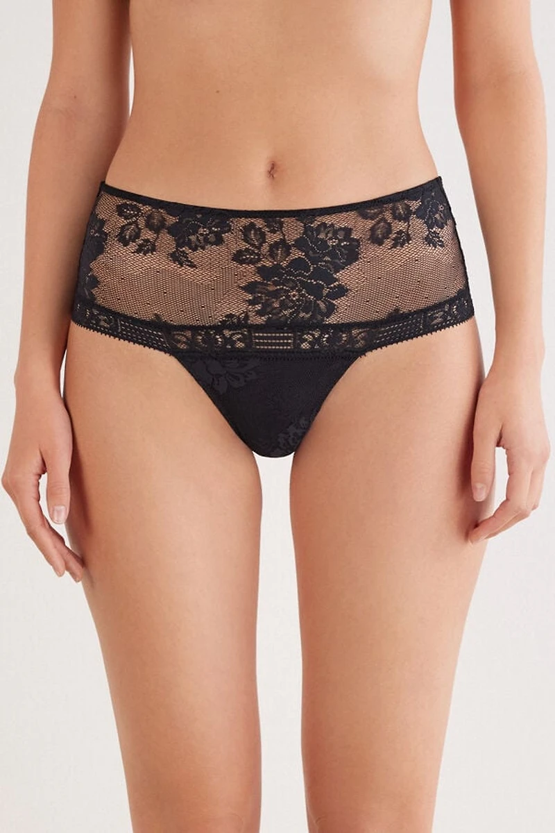 La Femme Fatale High Waist Hipster Brazilian
