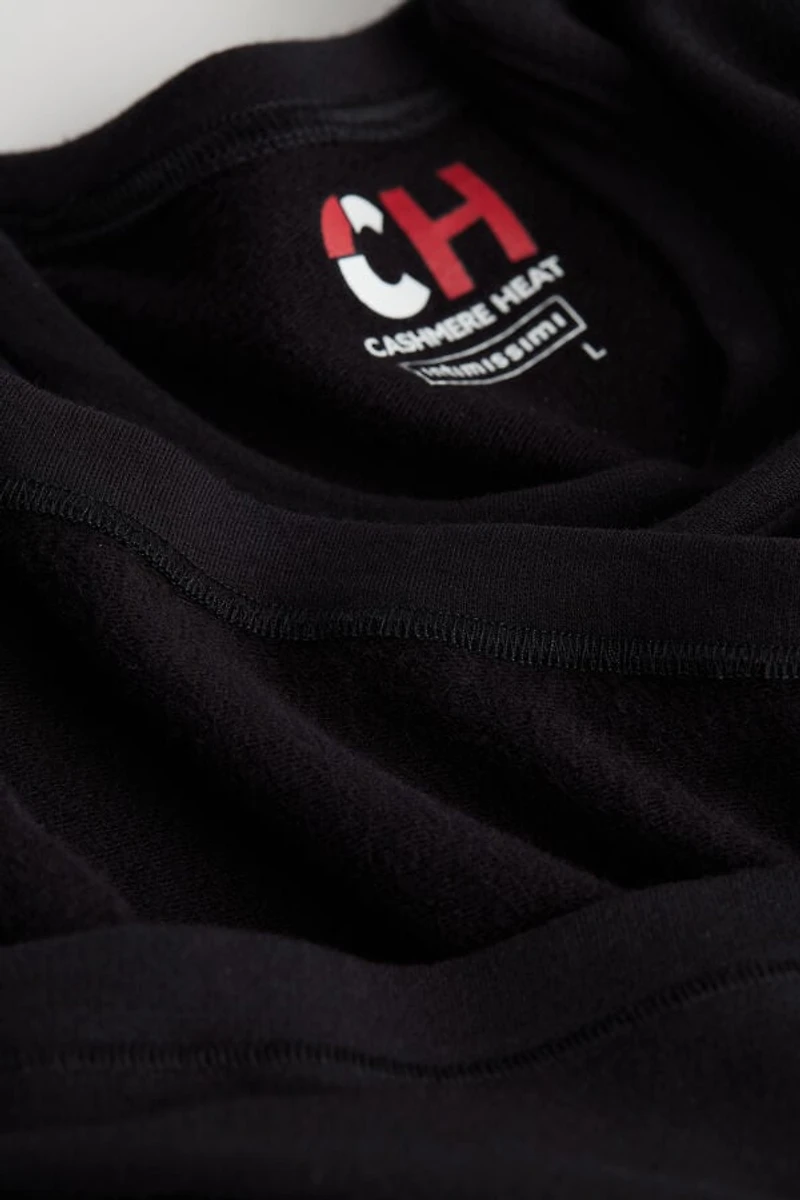 Short-Sleeve Modal-Cashmere Top
