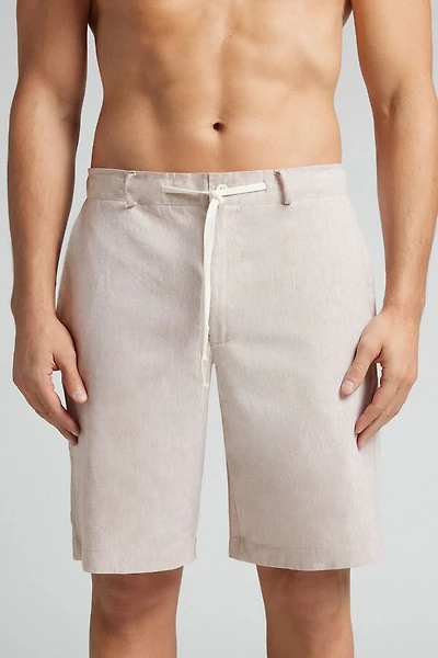 Linen and Cotton Shorts