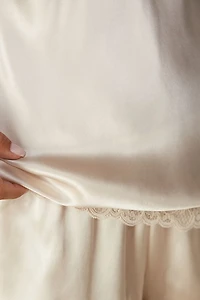Lace and Silk Top