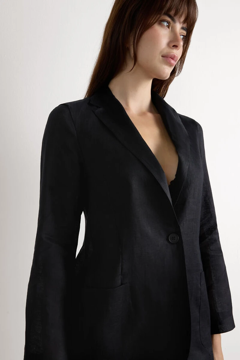 The Pure Linen Jacket Fabric