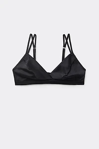 Emma Refined Everyday Bralette Triangle Bra Silk