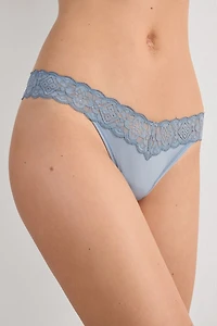 Lace and Microfiber ‘80s Style Brazilian