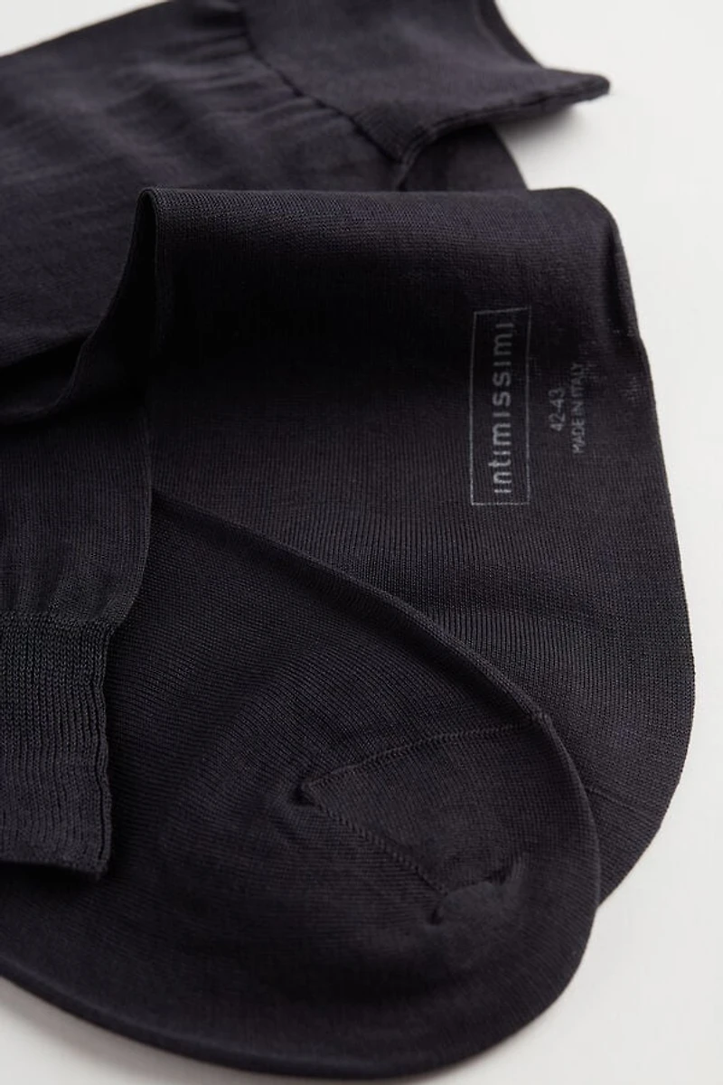 Short Sateen Egyptian Cotton Socks