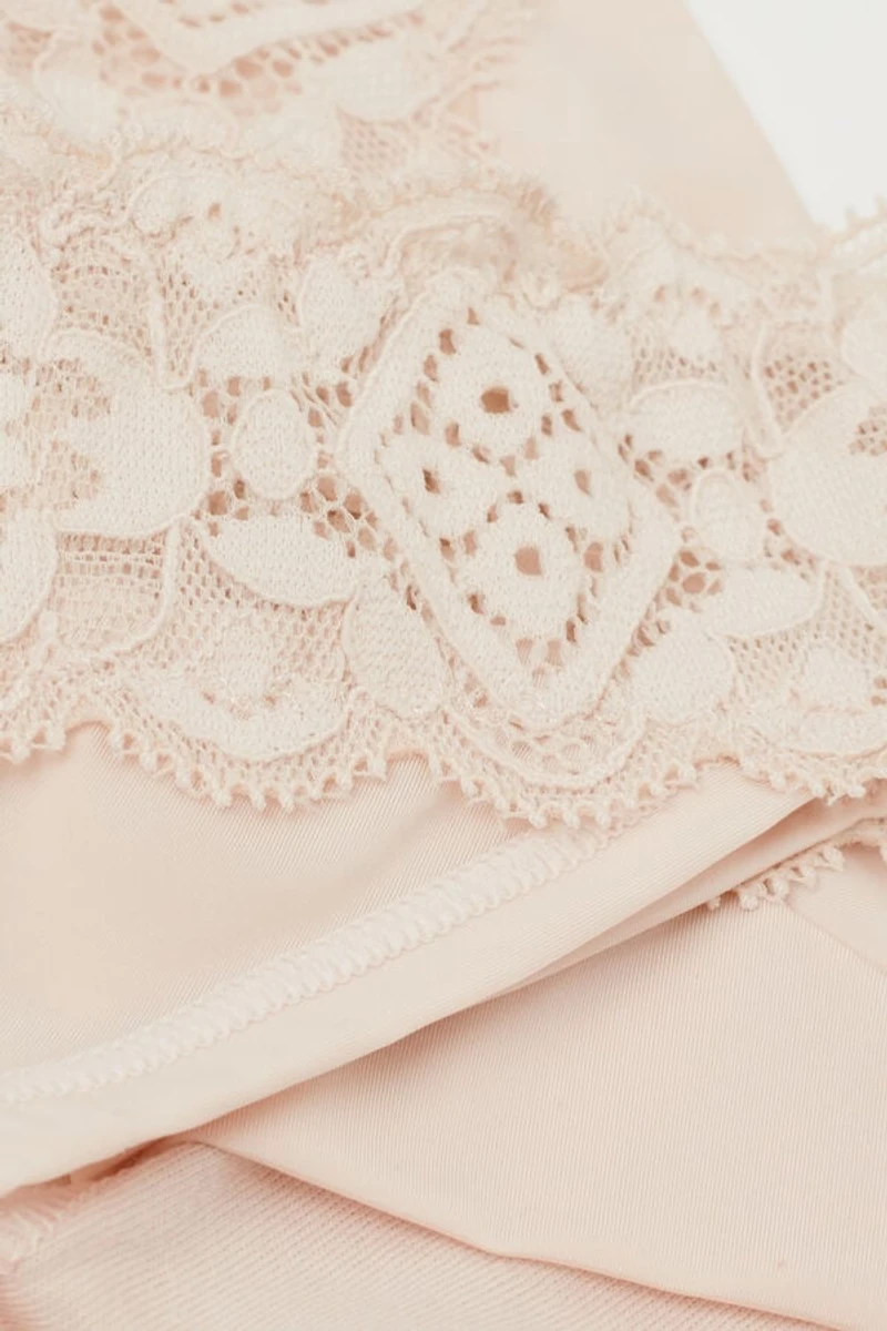 Lace and Microfiber ‘80s Style Brazilian
