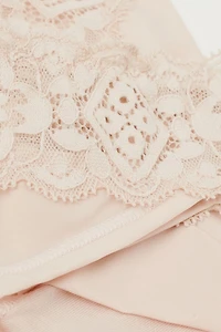 Lace and Microfiber ‘80s Style Brazilian